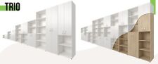 möbelando® Trio Büro- Homeoffice Aktenschrank Aktenregal Modular Made in Germany