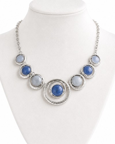 Damen statement kette - statement, silber