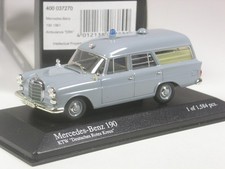 (KI-07-40) Minichamps 400037270 Mercedes 190 Krankenwagen DRK grau, 1:43 in OVP