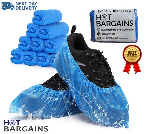 Wasserdichte blaue überschuhe - wasserdichte,