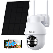 ANRAN Kabellose WLAN Überwachungskamera Aussen PTZ Solar/Akku Outdoor Kamera Q3