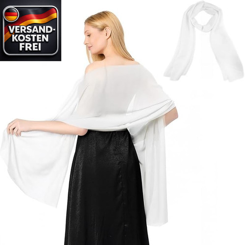 Festliche damen stola chiffon - damen,