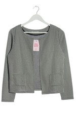 ZABAIONE Cardigan Damen Jacke Gr. DE 36 hellgrau Casual-Look