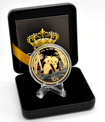 Yuan silber china panda - 10,