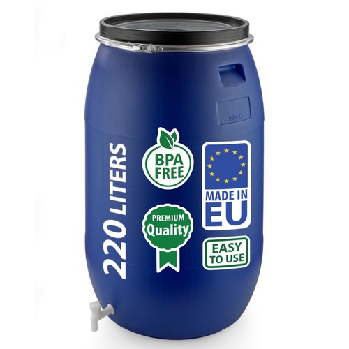 Regentonne weithalsfass 220l - weithalsfass,