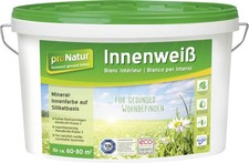 Pronatur Mineralfarbe Innenweiß 10 L weiß  Wandfarbe