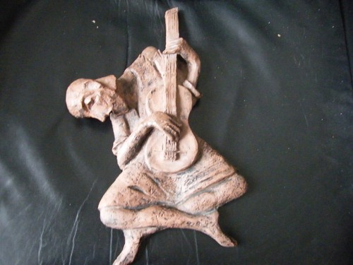 Wand skulptur musiker - wand, mit