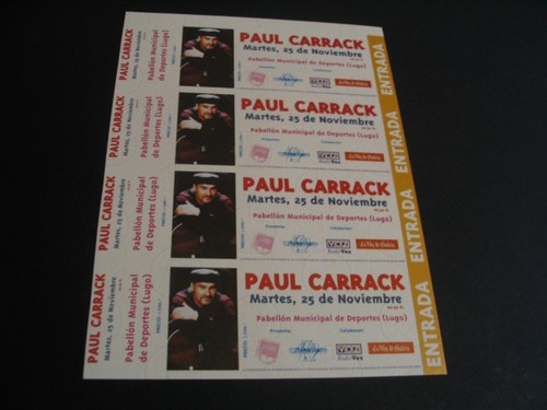 Paul carrack set tickets - paul,