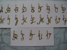 Buchstaben Anhänger Gold 333