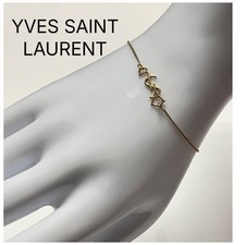 YVES SAINT LAURENT Armband goldfarben Metall Damen Modeschmuck echt top