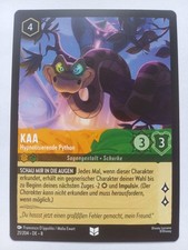 Disney Lorcana Karte Kaa - Hypnotisierende Python 21/204 8JAF Uncommon DE