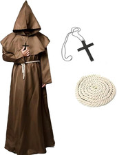 Mönch Robe Priester Kostüm