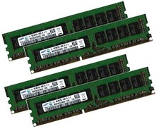 4x 8GB 32GB DDR3 Speicher RAM für DELL Poweredge T1600 C5220 1333Mhz PC3-10600E