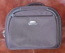 Marc Picard Kosmetik Koffer Beauty Cases Stoff Braun Umhängegurt Wie Neu 