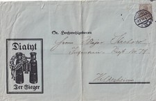 DR Privatumschlag PU 25 E 9 - seltener Umschlag "Dialyt", Berlin Optik