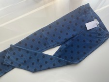 H&M Minnie Mouse Mädchen Hose Blau Stretch Straight Gr 134 Neu mit Etikett