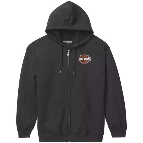 Harley davidson zip hoodie - harley,