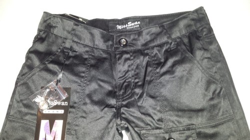 Satin hose mit seiten - satin,