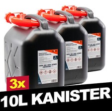 Benzinkanister Kanister Benzin Diesel Reservekanister 3x 10L UN-Zulassung, S