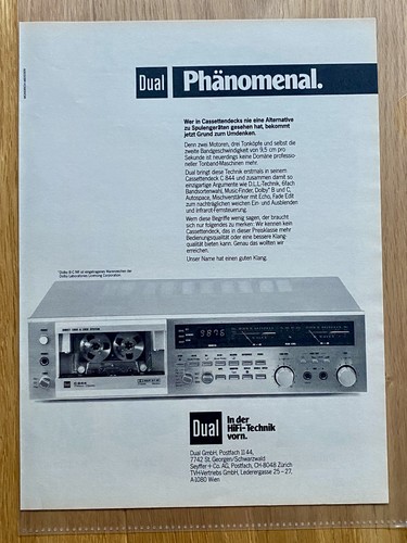 1983 dual cassettendeck - 1983, tape