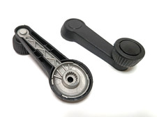 2x Fensterkurbel schwarz VW Bus T3 Käfer Golf Porsche 914 924 944 Fensterkurbeln