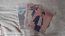 3 modezeitschriften mit