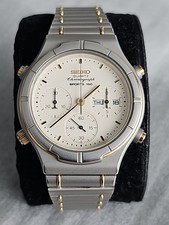 Seiko 7A38-7130 Sports 150 Quartz Chronograph DayDate Japan Made 1983 Rarität 
