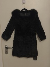 Neue schwarze Damen-Pelzjacke