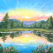 Miniaturbild Landschaft See