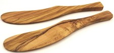 2 x Olivenholz Holzmesser