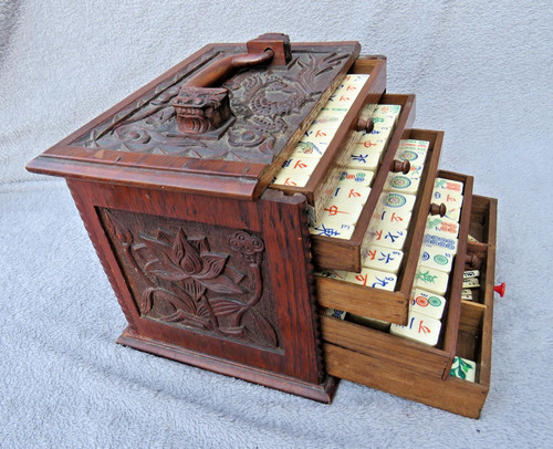 Antikes chinesisches mahjong - chinesisches,