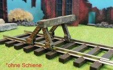 Prellbock passend für Spur 0 (Maßstab 1:45) Rostig bemalt oder unbemalt