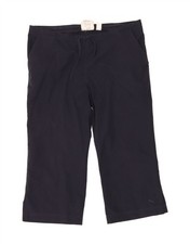 Puma Damen Straight Capri Hose UK 12 Medium W36 L21 Navy Blau II04