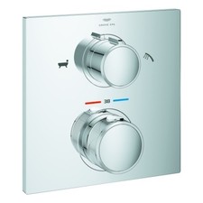 Grohe Allure Thermostat-Wannenbatterie, 3-Wege Umstellung, Unterputzmontage,
