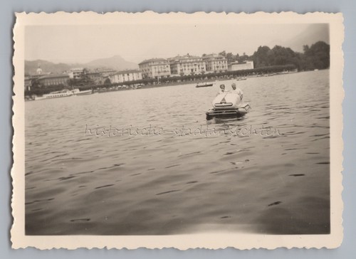 Luganersee 1956 tretboot - luganersee,