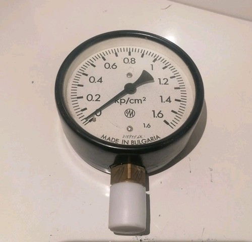 Ddr manometer made bulgaria - manometer,