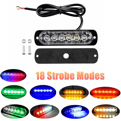 6led auto warnlicht - 6led,