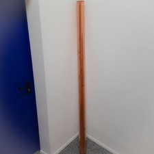 Regenrohr, Fallrohr,  Ablaufrohr, 2,00 m lang aus Kupfer 0,60 mm