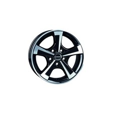 Borbet CWT Alufelge 6,0x15" 5-Loch schwarz poliert Camping Wohnwagen 1639404