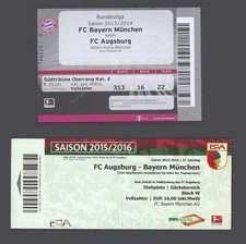 FC Bayern München - FC Augsburg ---  2x Ticket Bundesliga