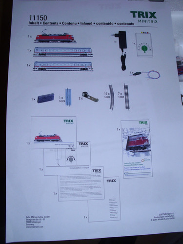 Minitrix 11150 startpackung - 11150,