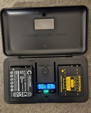 Ladegerät mit 2 Akkus für Panasonic GH2