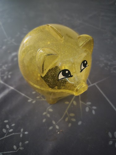 Spardose sparschwein gelb - spardose,