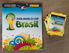 100 Tüten + Leeralbum PANINI Fussball WM 2014 Brasilien