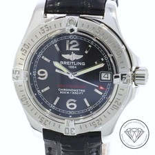 Breitling Colt Oceane A77380 Stahl 33mm Quarz Damen Uhr xxyy