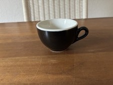 ACF made in Italy 1 x Espressotasse schwarz weiß dickwandig Design Klassiker