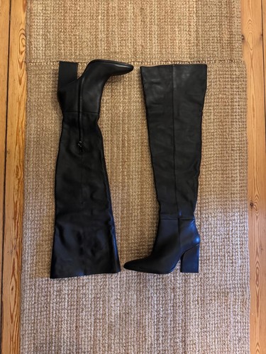 Zara stiefel lederstiefel - stiefel,
