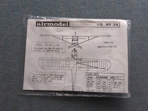 Airmodel vaku form piper - piper, pa-18