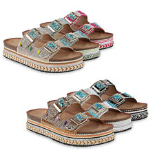 Damen Pantoletten Sandaletten