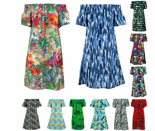 Gerafftes bequemes kleid - gerafftes,